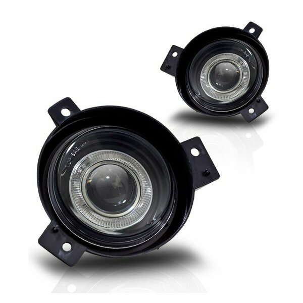 Winjet Halo Projectorfog Lights - Clear CFWJ-0087-C